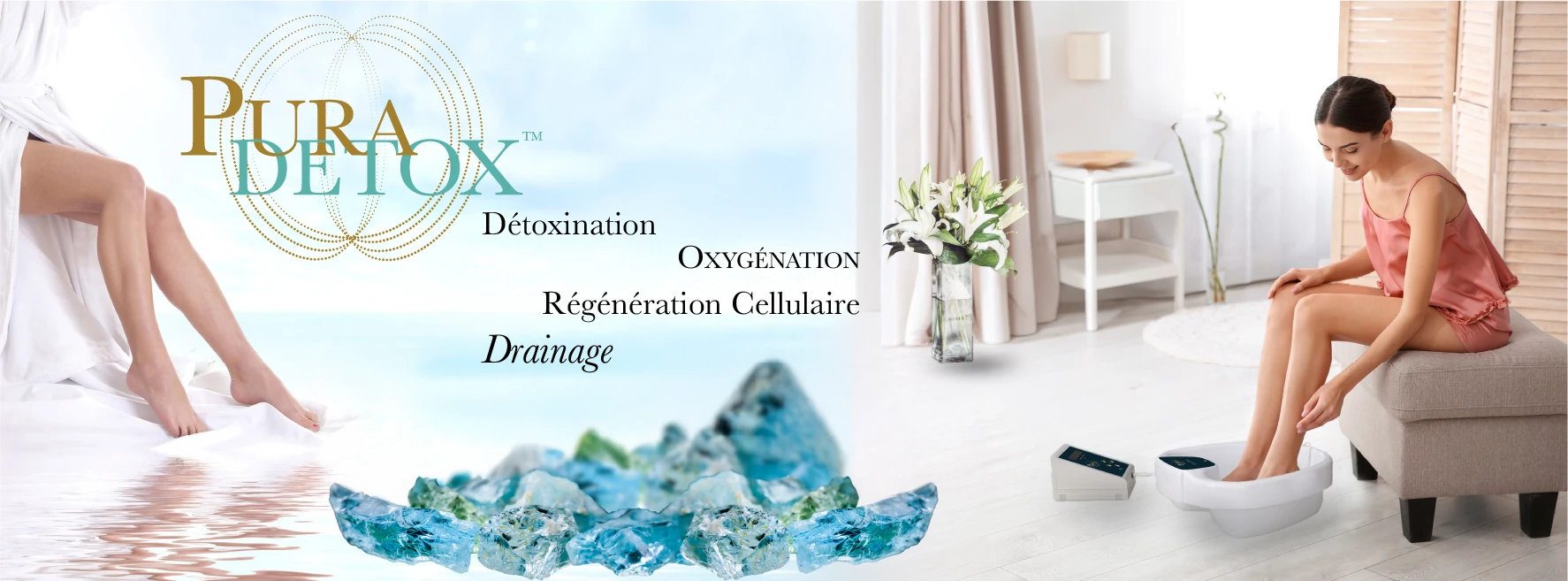 PURA DETOX détoxination oxygénation régénération cellulaire drainage